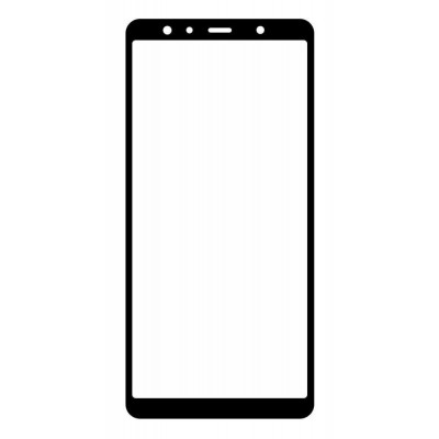 Replacement Front Glass For Samsung Galaxy A7 2018 Pink By - Maxbhi Com