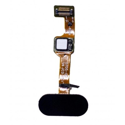 Fingerprint Sensor Flex Cable For Oppo F3 Black By - Maxbhi Com