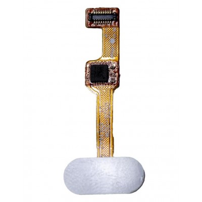 Fingerprint Sensor Flex Cable For Oppo F3 White By - Maxbhi Com