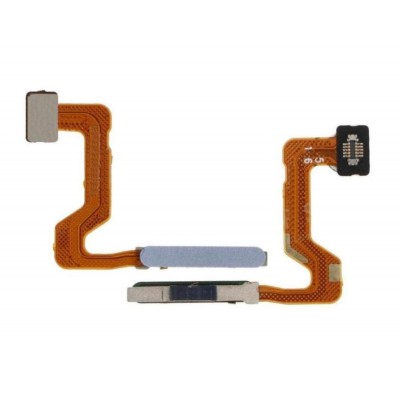 Fingerprint Sensor Flex Cable For Oppo A52 White By - Maxbhi Com