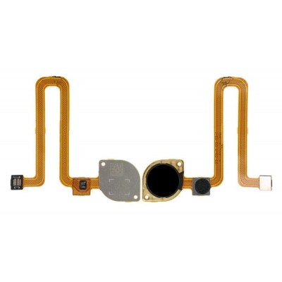 Fingerprint Sensor Flex Cable For Xiaomi Redmi 9c Black By - Maxbhi Com