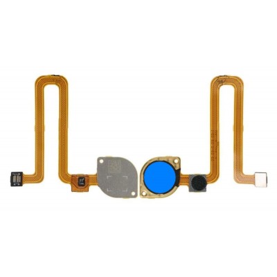 Fingerprint Sensor Flex Cable For Xiaomi Redmi 9c Blue By - Maxbhi Com