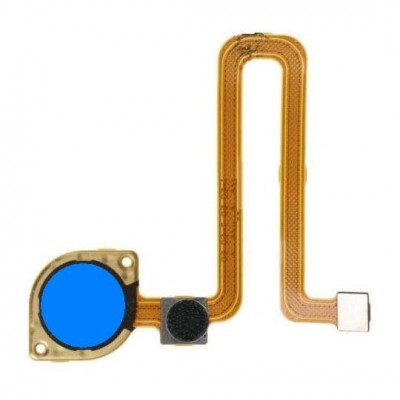 Fingerprint Sensor Flex Cable For Xiaomi Redmi 9c Blue By - Maxbhi Com