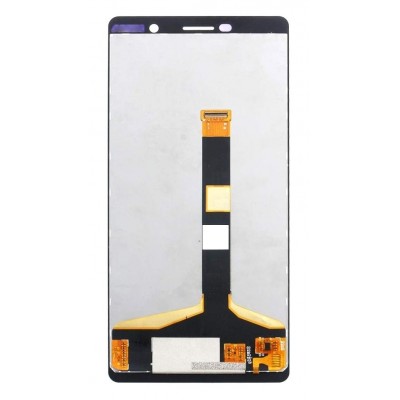 Lcd With Touch Screen For Nokia 7 Plus Black By - Maxbhi Com