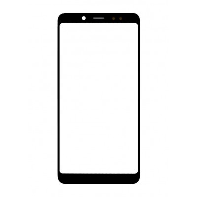 Replacement Front Glass For Xiaomi Redmi Note 5 Pro Black By - Maxbhi Com