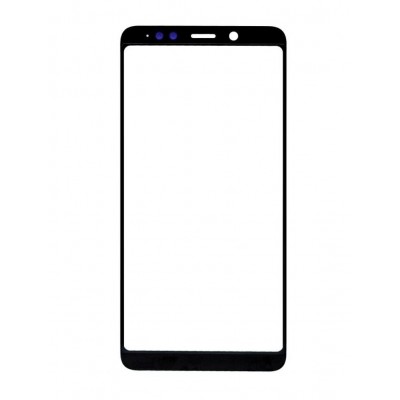Replacement Front Glass For Xiaomi Redmi Note 5 Pro Black By - Maxbhi Com