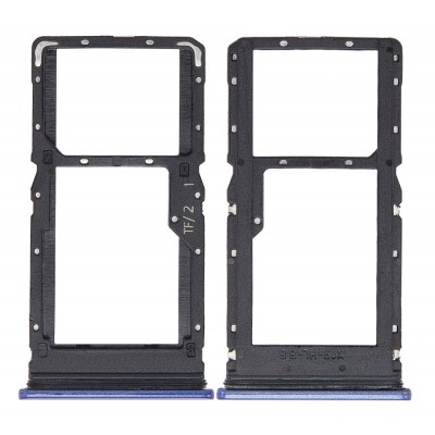 Sim Card Holder Tray For Xiaomi Redmi Note 10 5g Blue - Maxbhi Com