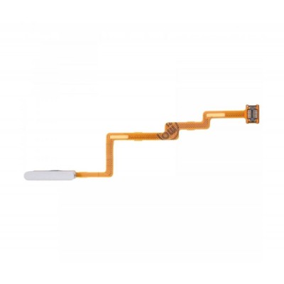 Fingerprint Sensor Flex Cable For Xiaomi Redmi K40 White By - Maxbhi Com