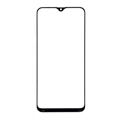 Replacement Front Glass For Samsung Galaxy A20 Black By - Maxbhi Com