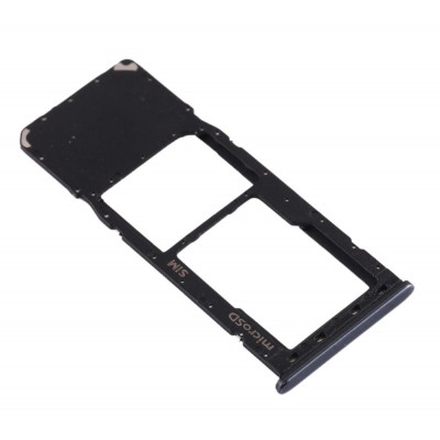 Sim Card Holder Tray For Samsung Galaxy A20 Black - Maxbhi Com