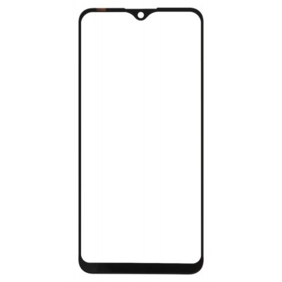 Replacement Front Glass For Oppo A15 Black By - Maxbhi Com