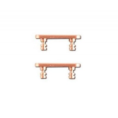 Volume Side Button Outer For Apple Iphone 8 Rose Gold By - Maxbhi Com