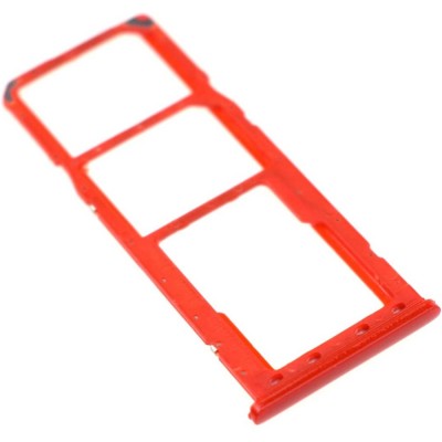 Sim Card Holder Tray For Samsung Galaxy A20s Red - Maxbhi Com