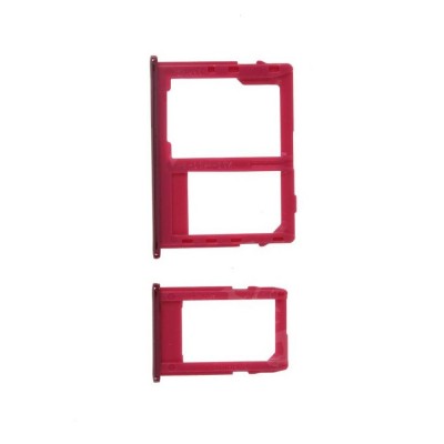 Sim Card Holder Tray For Samsung Galaxy J6 Plus Red - Maxbhi Com