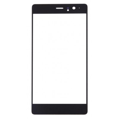 Replacement Front Glass For Huawei P9 Black By - Maxbhi Com