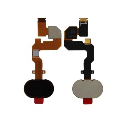 Fingerprint Sensor Flex Cable For Moto Z2 Force Grey By - Maxbhi Com