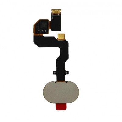 Fingerprint Sensor Flex Cable For Moto Z2 Force Grey By - Maxbhi Com