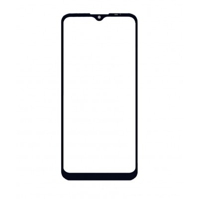 Replacement Front Glass For Motorola Moto E7 Power Black By - Maxbhi Com