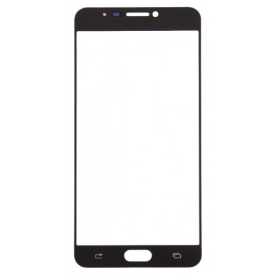 Replacement Front Glass For Samsung Galaxy C7 Gold By - Maxbhi Com