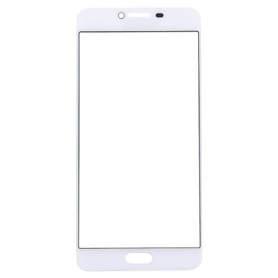 Replacement Front Glass For Samsung Galaxy C7 White By - Maxbhi Com