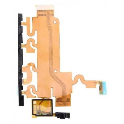 Power Button Flex Cable For Sony Xperia Z1 C6902 L39h On Off Flex Pcb By - Maxbhi Com