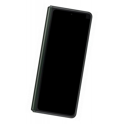 Lcd Frame Middle Chassis For Samsung Galaxy Z Fold 3 Black By - Maxbhi Com