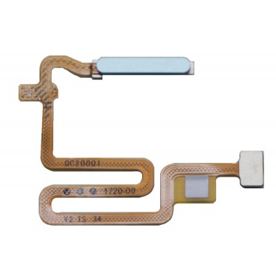Fingerprint Sensor Flex Cable For Oppo A54 Blue By - Maxbhi Com