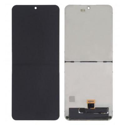 Lcd With Touch Screen For Samsung Galaxy Z Flip 3 Black By - Maxbhi Com