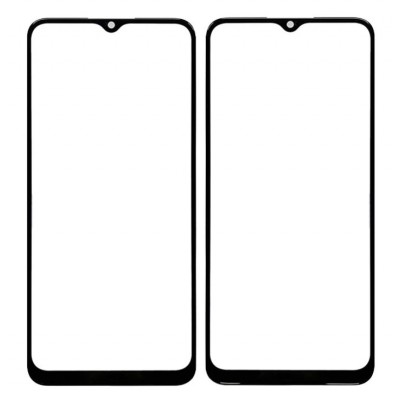 Replacement Front Glass For Samsung Galaxy A03s Black By - Maxbhi Com