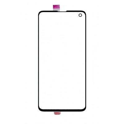 Replacement Front Glass For Samsung Galaxy S10 Blue By - Maxbhi Com