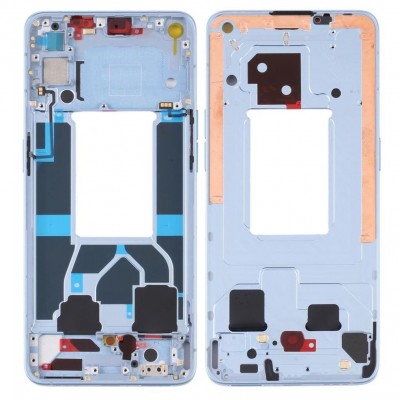 Lcd Frame Middle Chassis For Oppo Reno6 5g Blue By - Maxbhi Com
