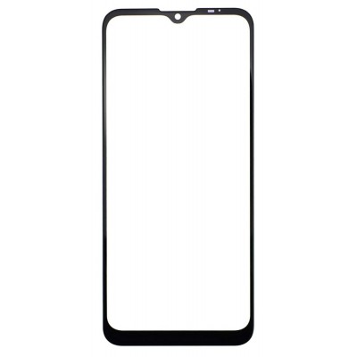Replacement Front Glass For Moto E7 Plus Black By - Maxbhi Com