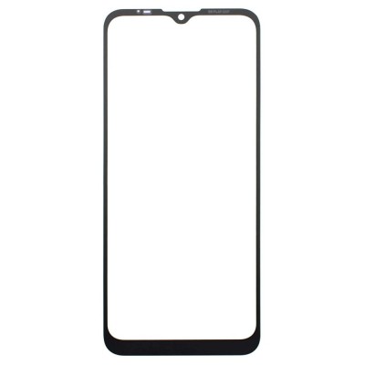 Replacement Front Glass For Moto E7 Plus Black By - Maxbhi Com