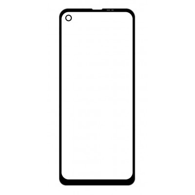 Replacement Front Glass For Motorola One Action Green By - Maxbhi Com