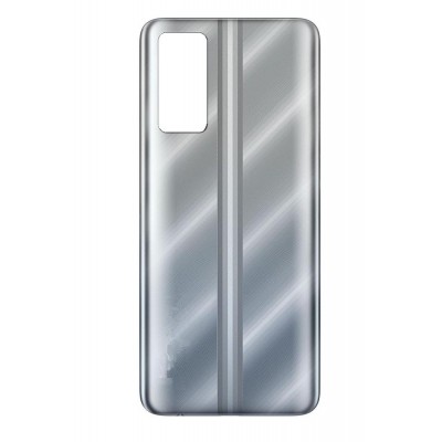 Back Panel Cover For Tecno Pova 2 Silver - Maxbhi Com