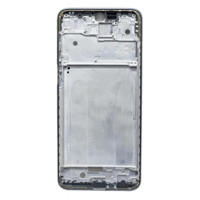 Lcd Frame Middle Chassis For Xiaomi Redmi Note 9 Pro Max White By - Maxbhi Com