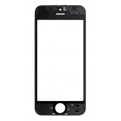 Replacement Front Glass For Apple Iphone Se Grey By - Maxbhi Com