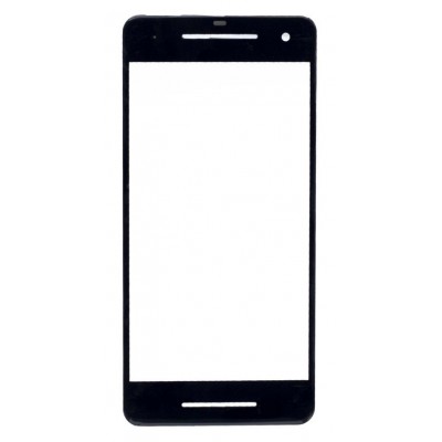 Replacement Front Glass For Google Pixel 2 Black By - Maxbhi Com
