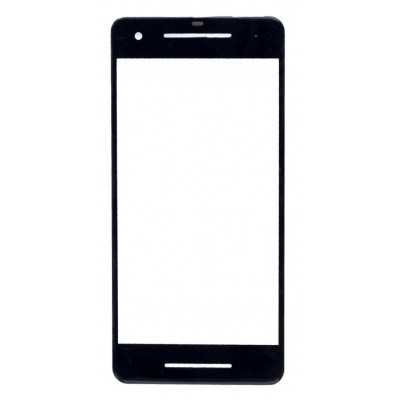 Replacement Front Glass For Google Pixel 2 Blue By - Maxbhi Com
