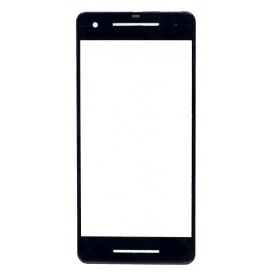 Replacement Front Glass For Google Pixel 2 Silver By - Maxbhi Com
