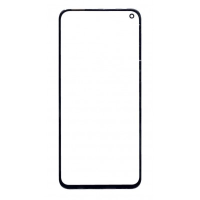 Replacement Front Glass For Huawei Nova 7i Black By - Maxbhi Com