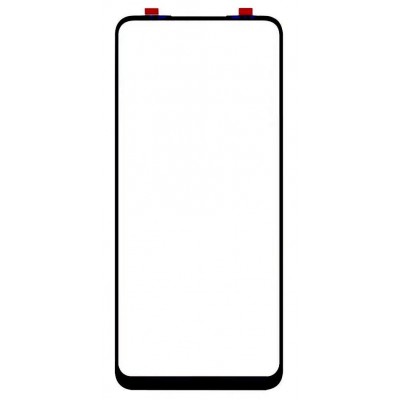 Replacement Front Glass For Infinix Hot 10 Red By - Maxbhi Com