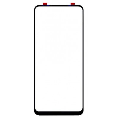 Replacement Front Glass For Infinix Hot 10 Red By - Maxbhi Com