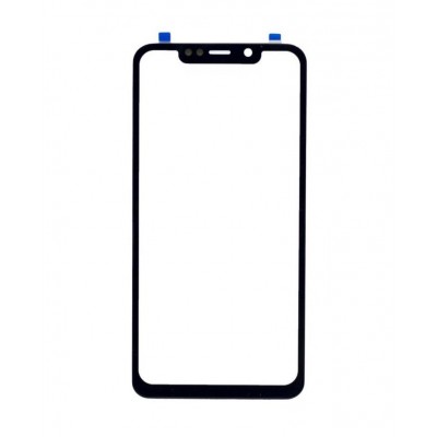 Replacement Front Glass For Xiaomi Redmi Note 8 Black By - Maxbhi Com