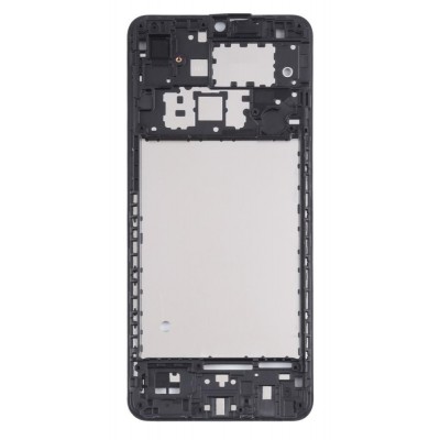 Lcd Frame Middle Chassis For Samsung Galaxy A02 Black By - Maxbhi Com