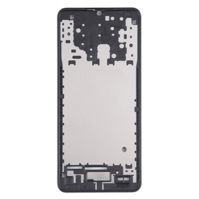 Lcd Frame Middle Chassis For Samsung Galaxy A02 Black By - Maxbhi Com