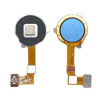 Fingerprint Sensor Flex Cable For Realme C21 Blue By - Maxbhi Com