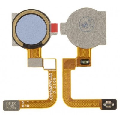 Fingerprint Sensor Flex Cable For Realme C25s White By - Maxbhi Com