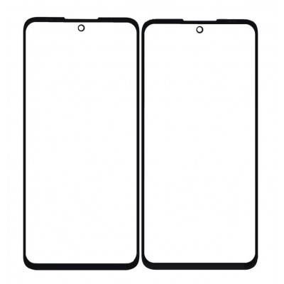 Replacement Front Glass For Motorola Edge 20 Fusion Black By - Maxbhi Com