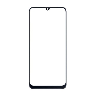 Replacement Front Glass For Samsung Galaxy M21 2021 Black By - Maxbhi Com